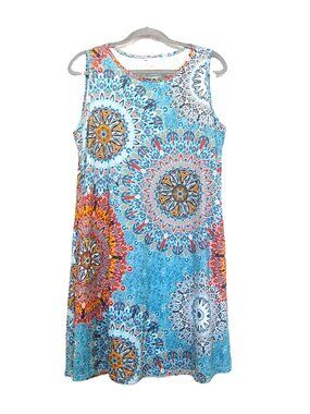 A-line Dress  Southwest Colors  Summer  -  Size L
